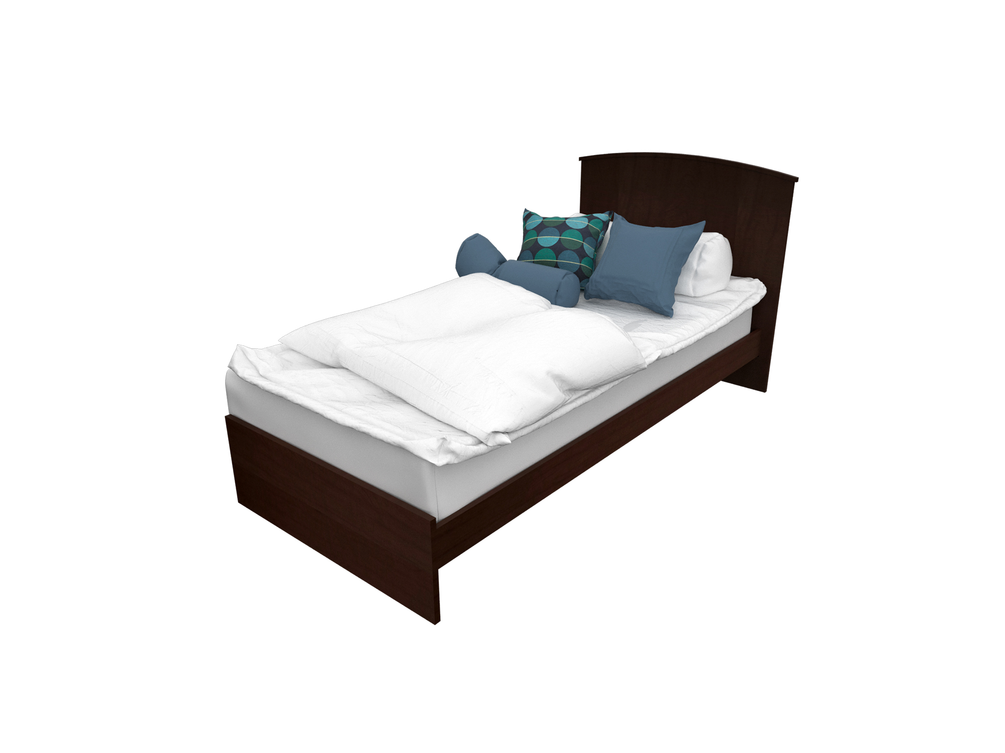 Cama 1 PL Fiona - Blanco