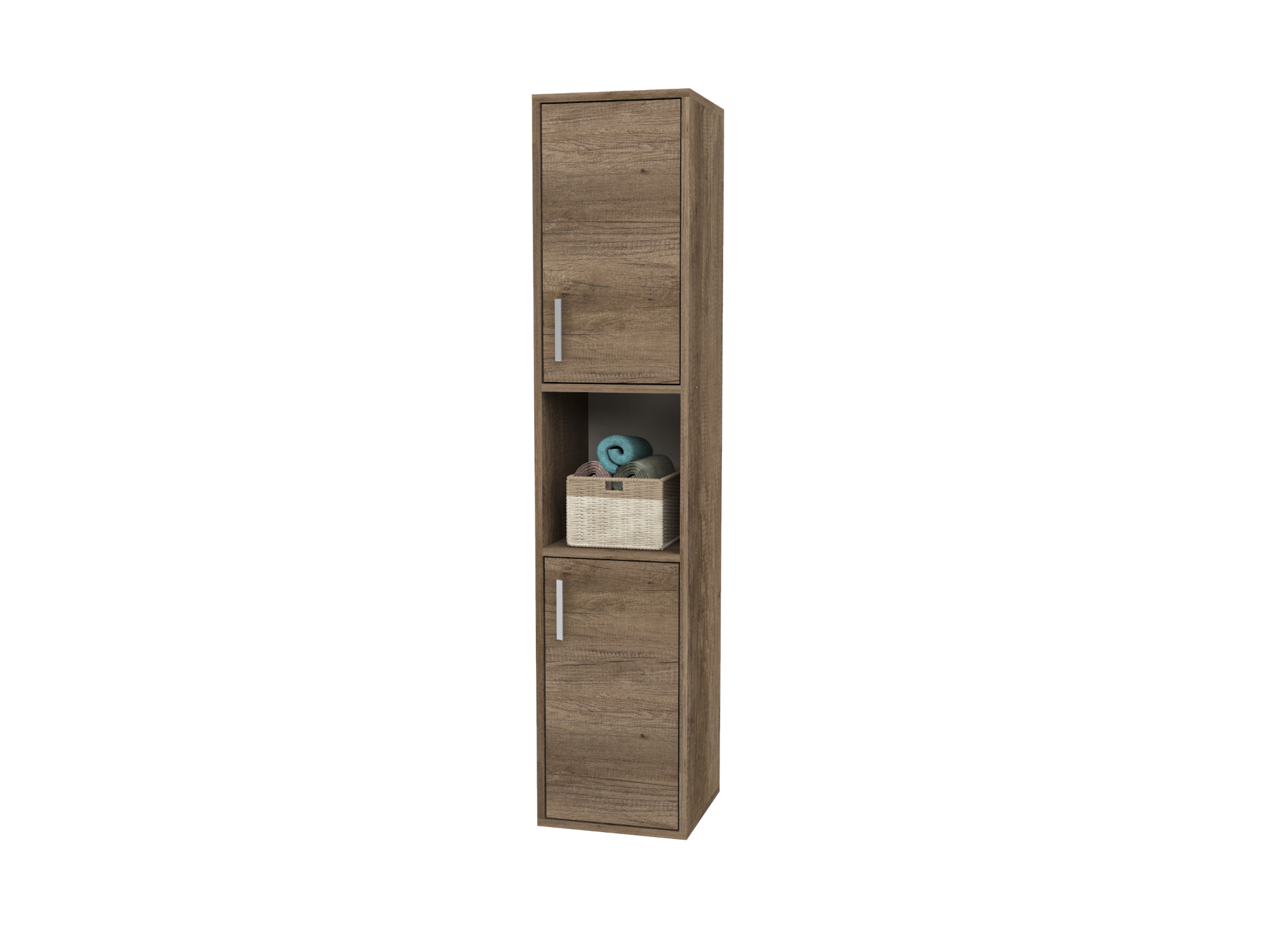 Organizador para baño 1.40 Mts Roble Nebraska Gris