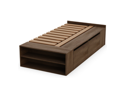 Cama con cajones y botineros Nebraska - 0.93