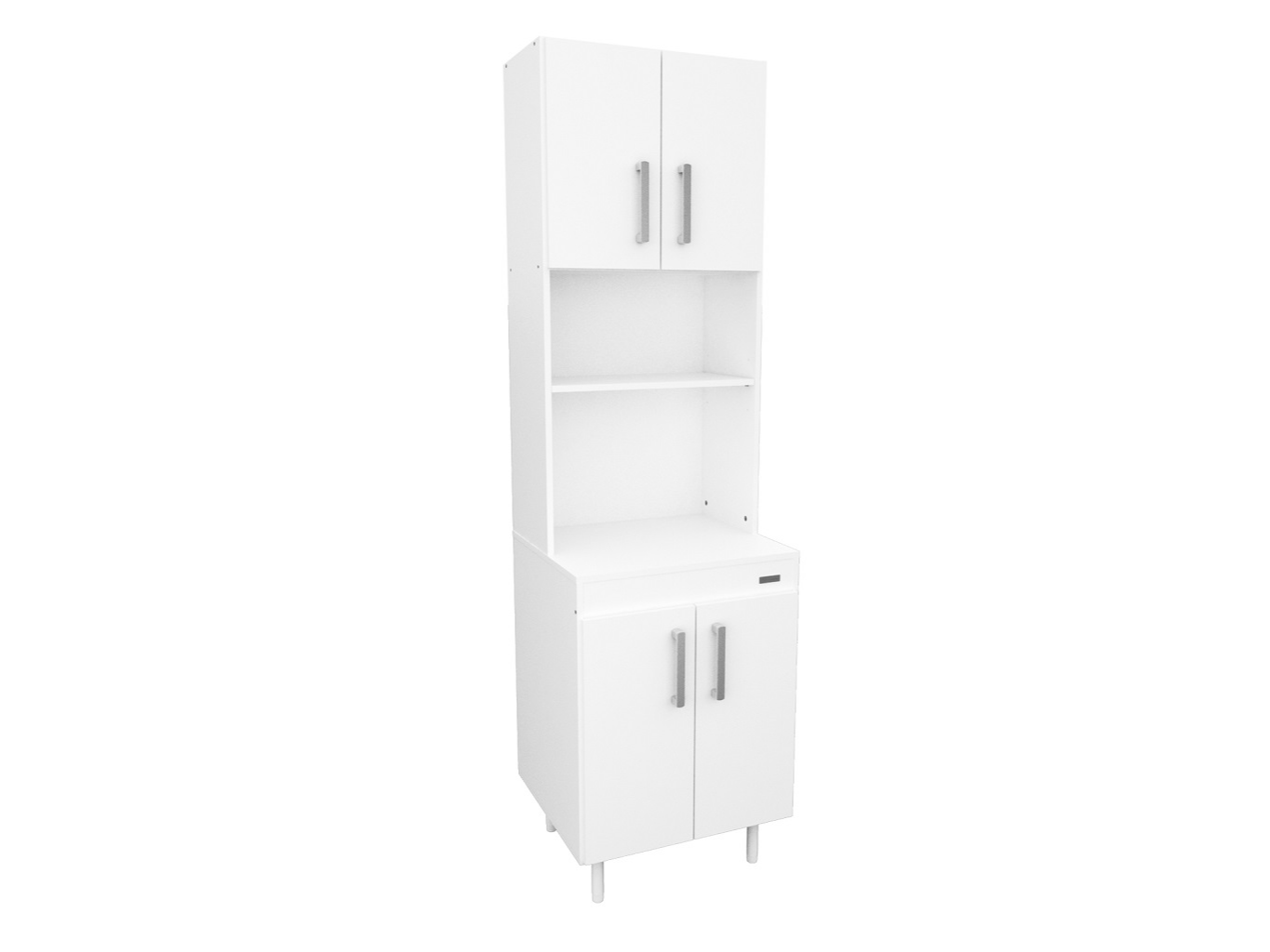 Columna Cocina - 4 Puertas - Blanco