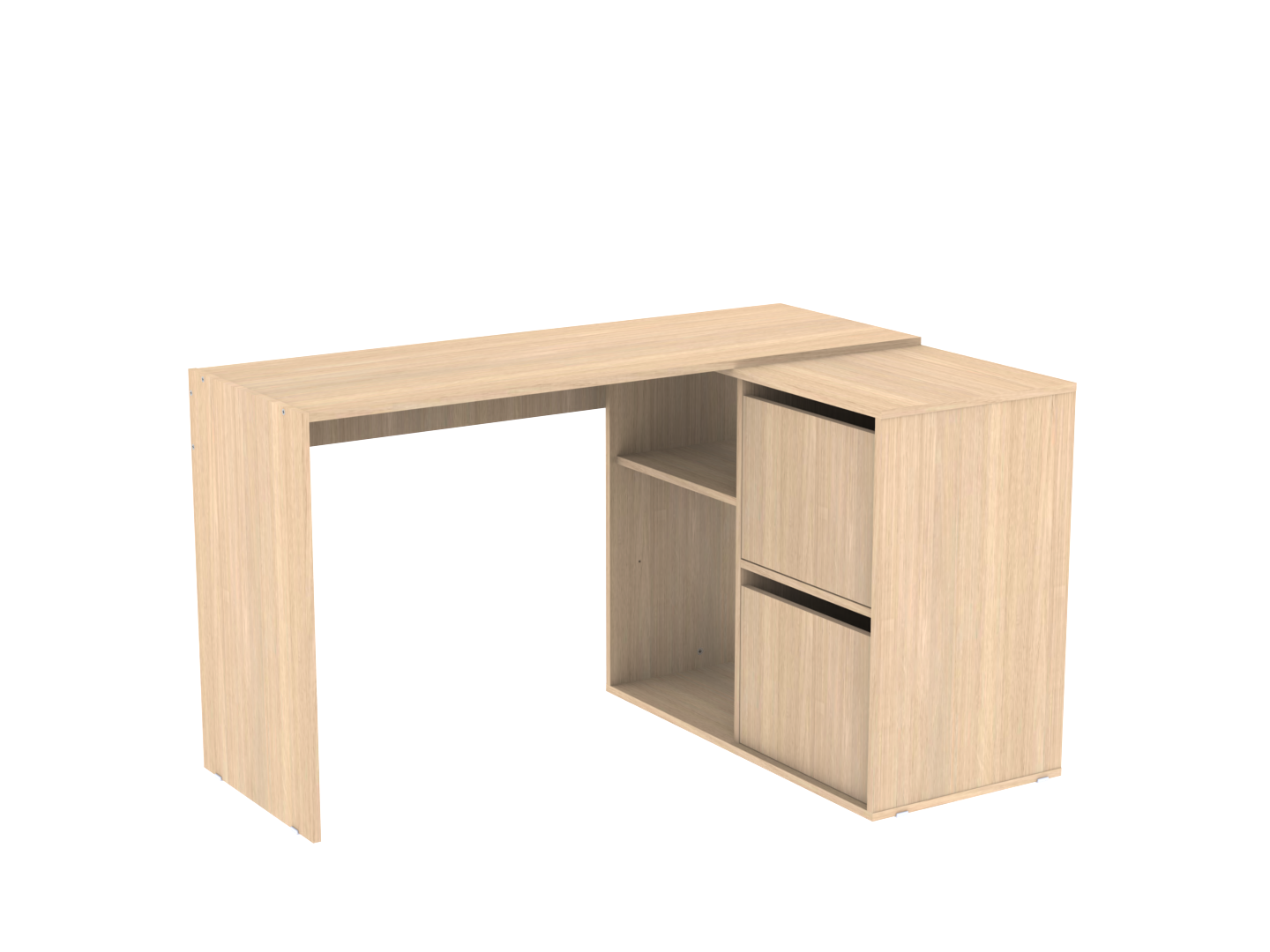 Escritorio Modular Roble Natural