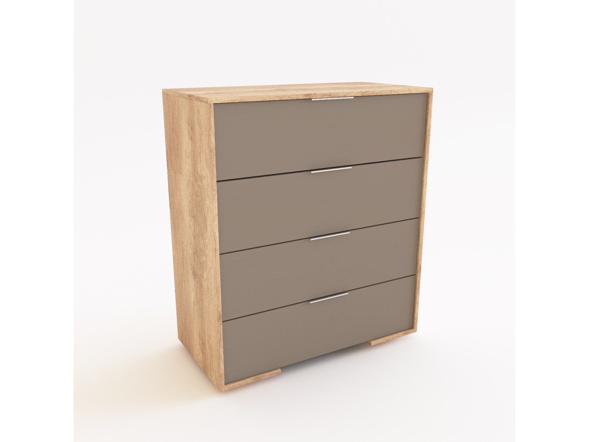 Comoda 4 Cajones Duo 0.80 Mts