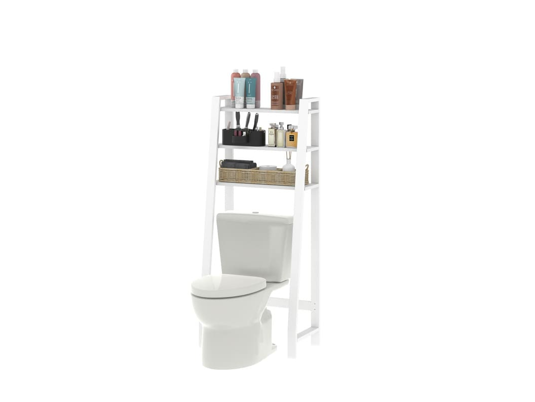 Mueble sobre inodoro escalera Blanco