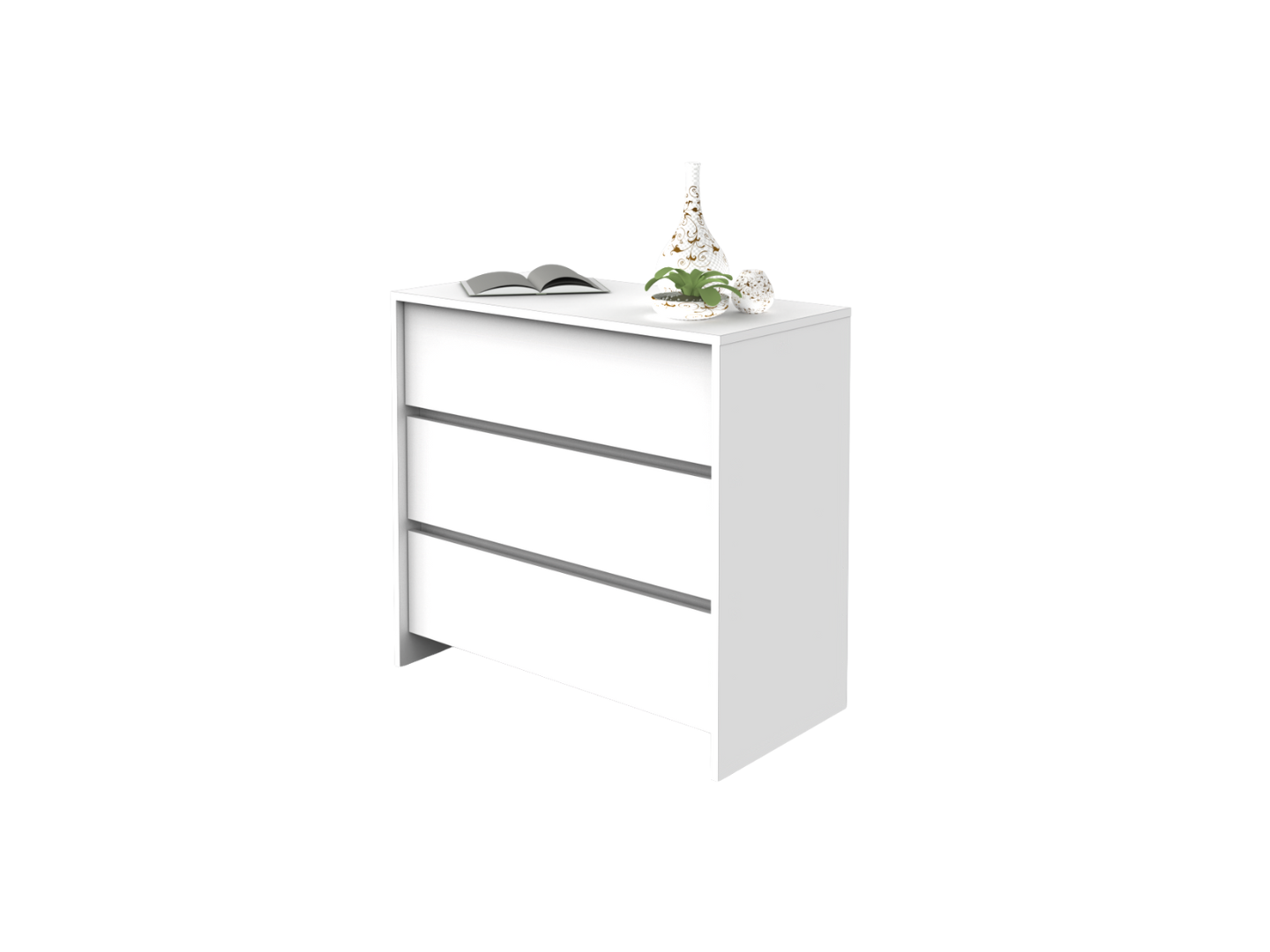 Cómoda 3 Cajones Blanca