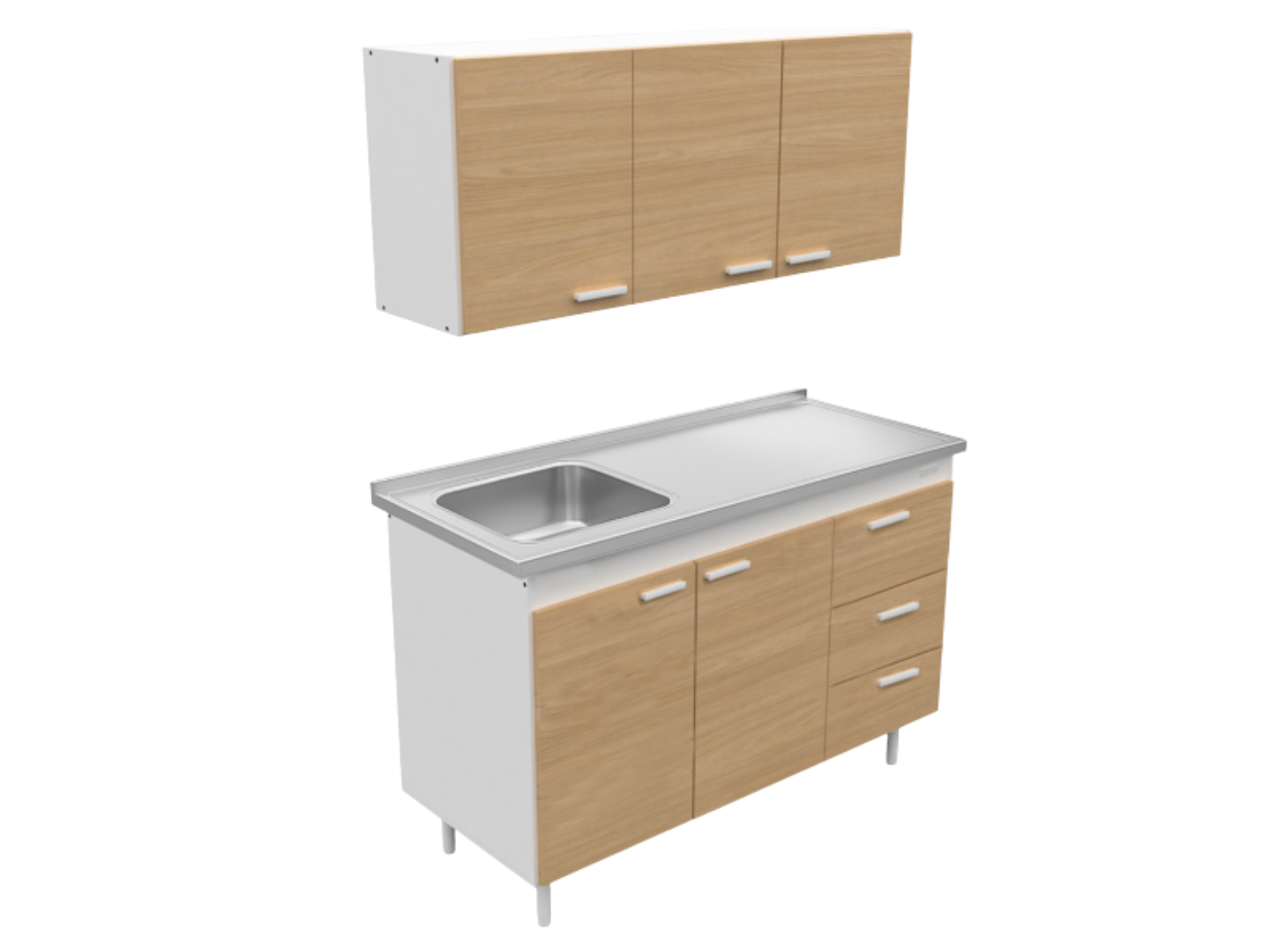 Combo 120 Mts Malta con Bacha Lateral Reversible