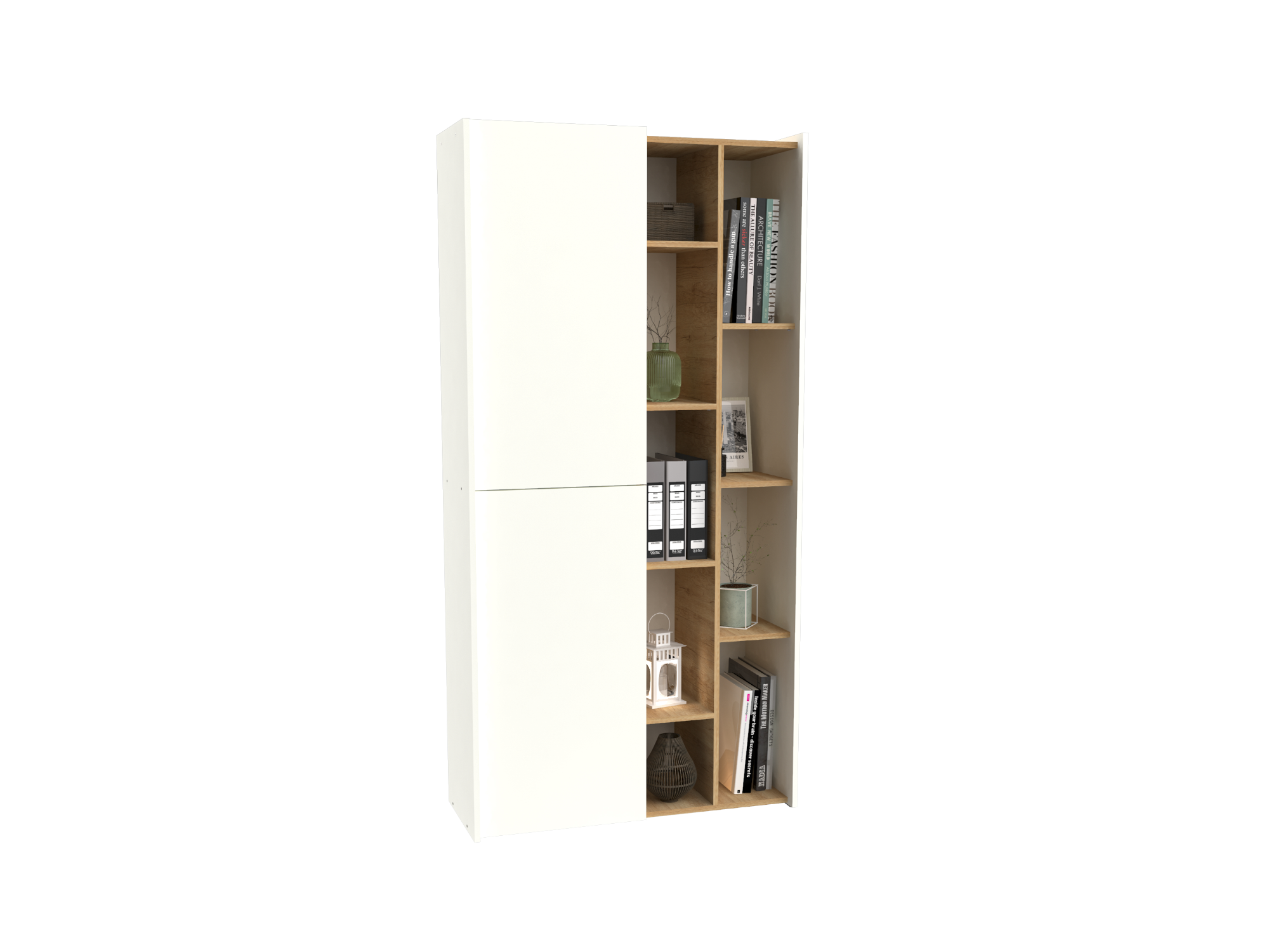 Estanteria con puerta