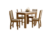 Mesa Bellagio 1.10Mts + 4 Sillas Clara (Carvalho/Off White)