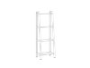 Estantería Moderna 1.40mt 4 estantes Blanca