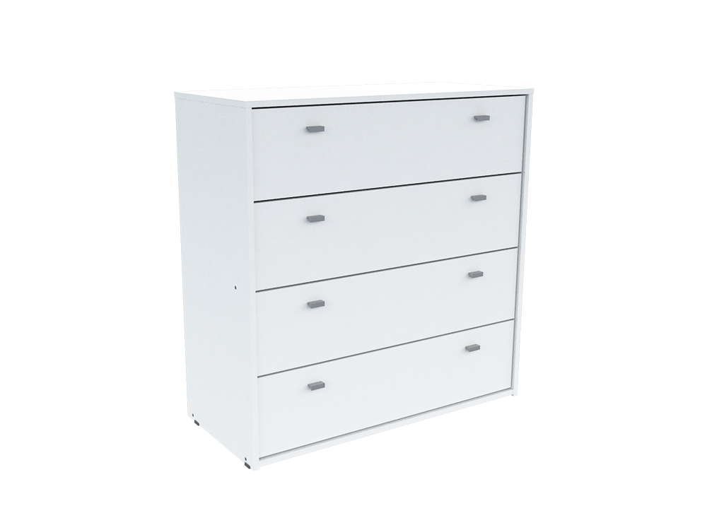 Comoda 4 Cajones Nature - Blanco