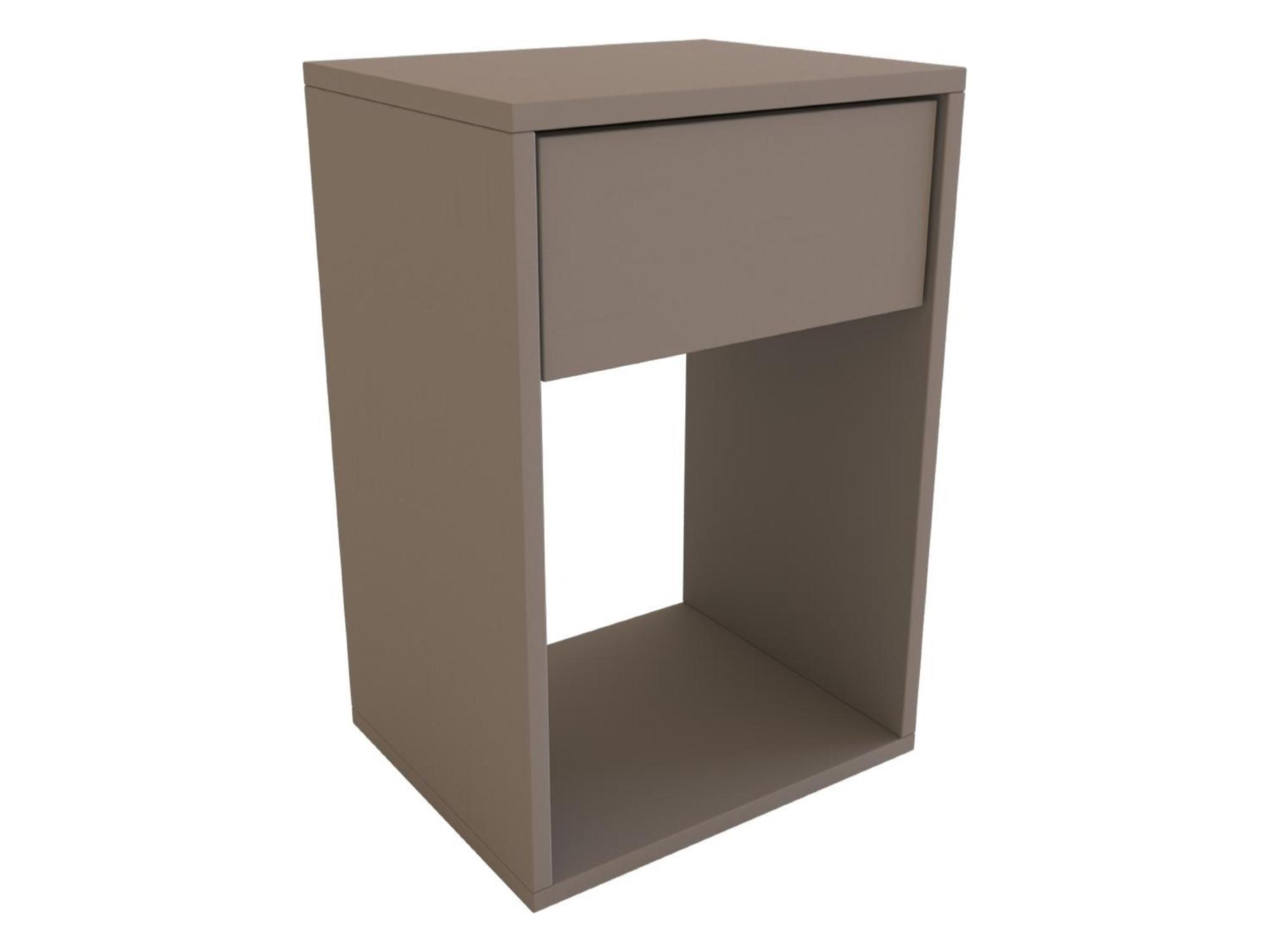 Mesa de luz simple (Blanco o Gris Cubanita)