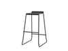 Banqueta asiento de chapa Soho Negra (Pack x 4, Precio x unidad)