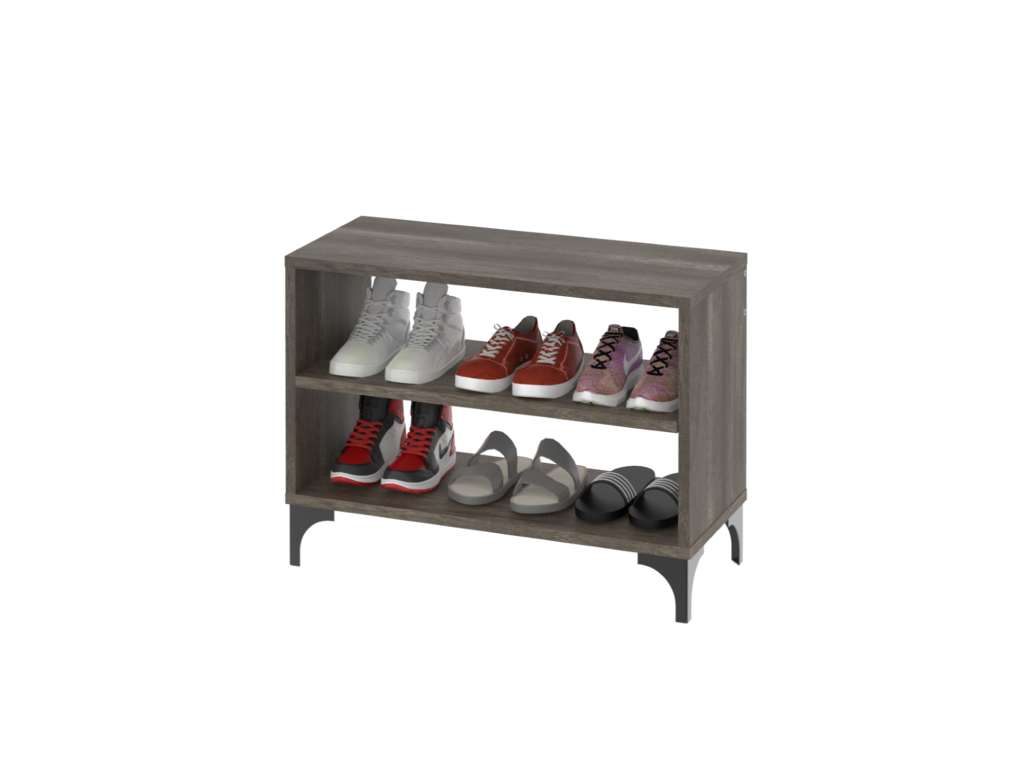 Zapatero Soho De 6 Pares Negro Cayon