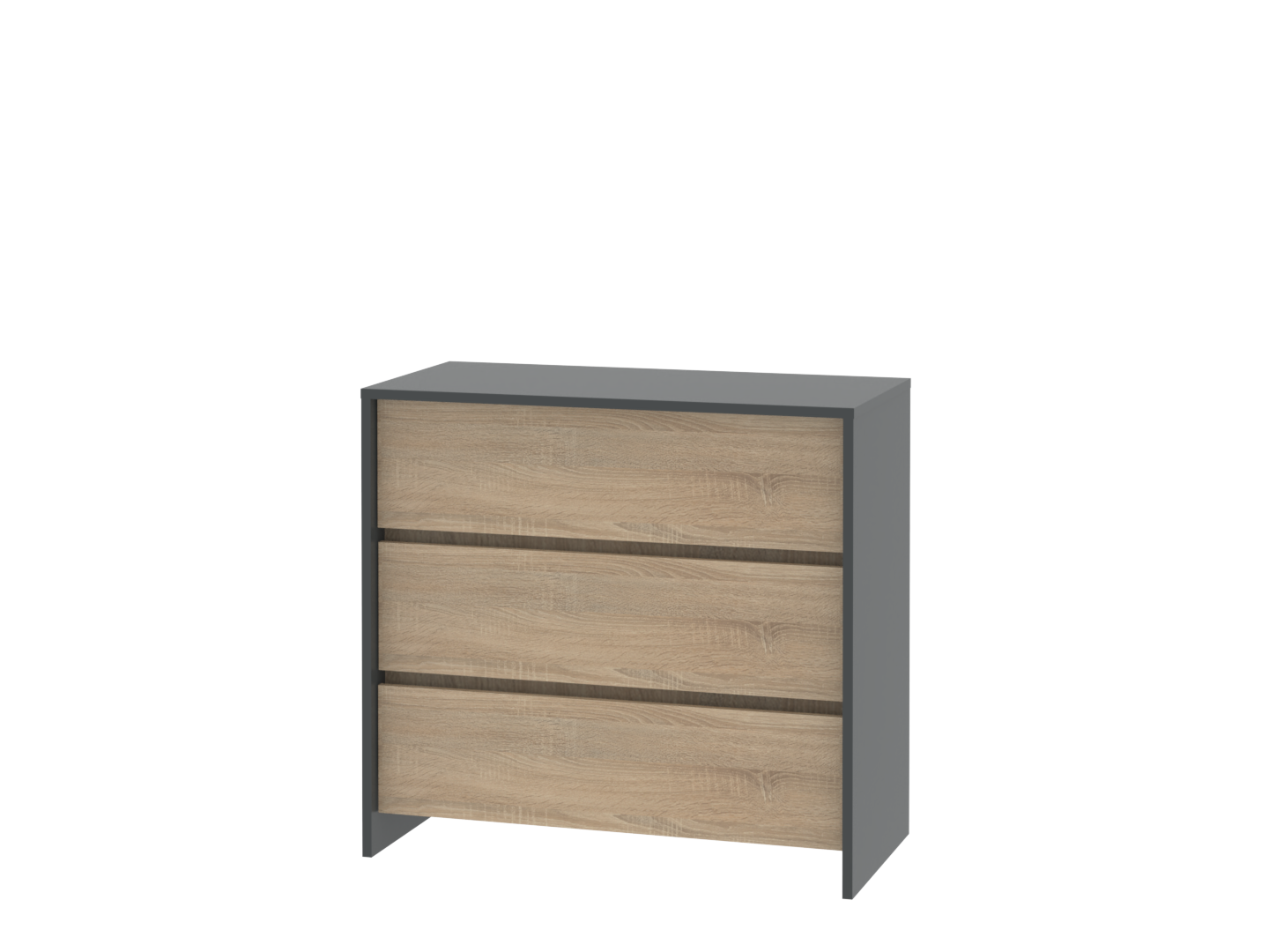 Cómoda 3 Cajones Línea Niza 0.90 Mts