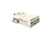 Box Cama 2 plazas Pino Cascina (1.40 x 1.90 Mts)