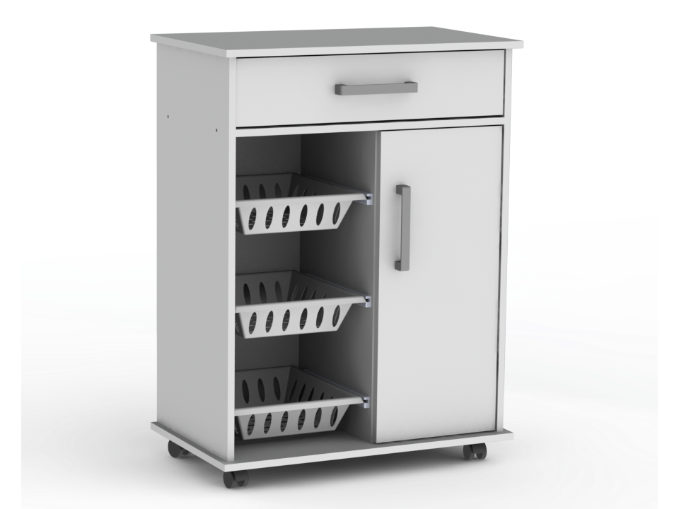 Mueble Frutero Con Puerta, Est y Cajon