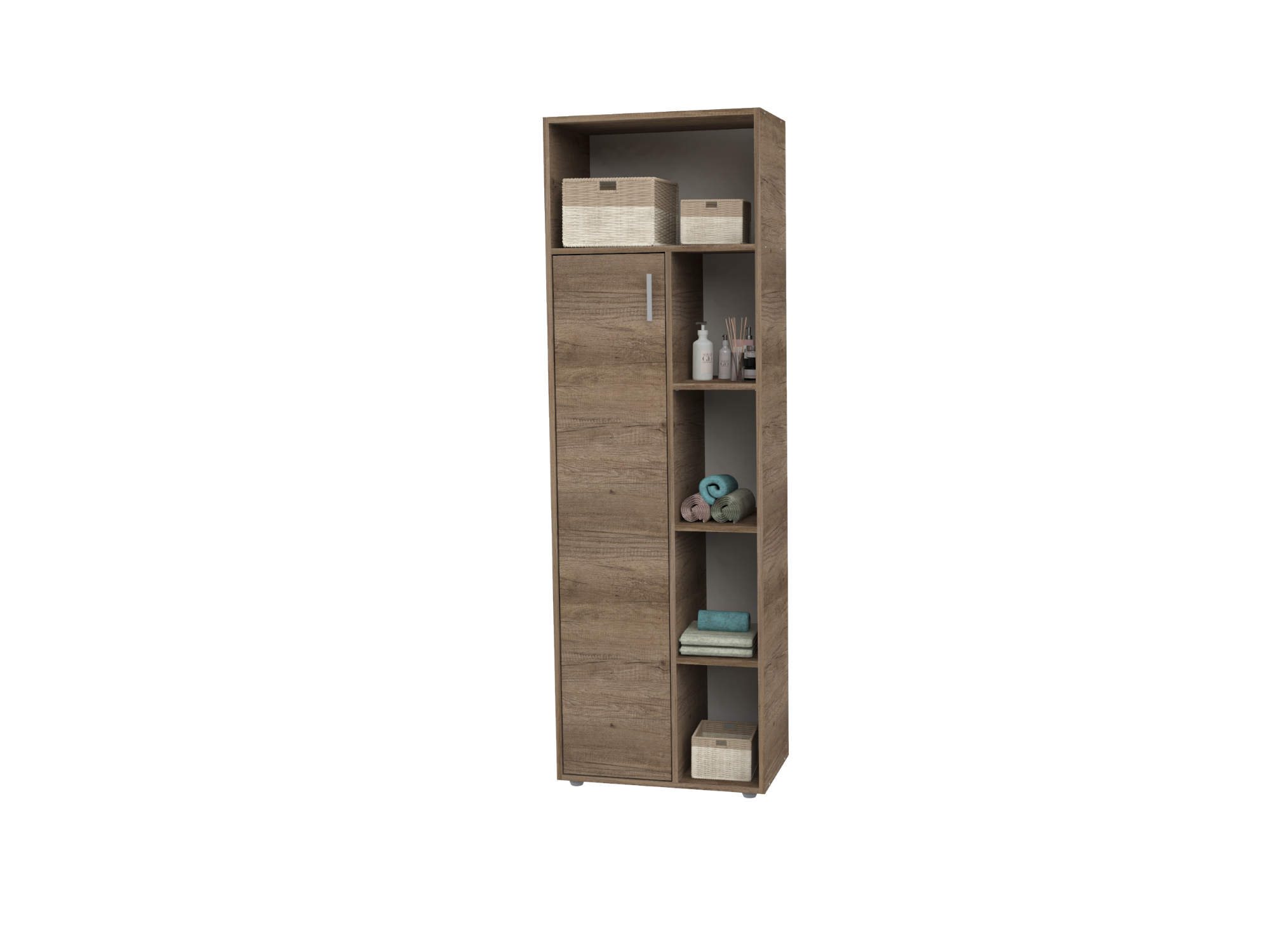 Organizador para baño 1.70 Mts Roble Nebraska Gris