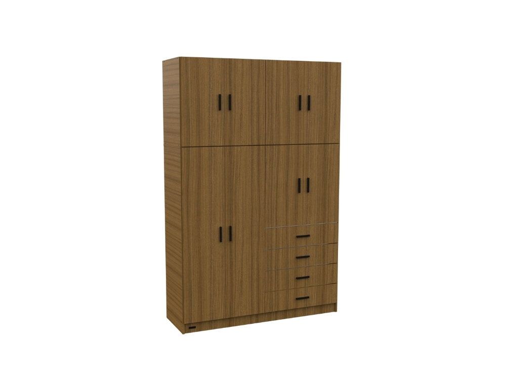 Placard Dakar 8 puertas 1.40 Mts - Avellana