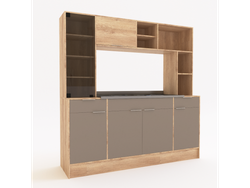 Cocina Compacta + Mesada 1.87 Mts
