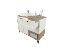 Vanitory 1 Mt Roble Bardolino / Blanco Laca