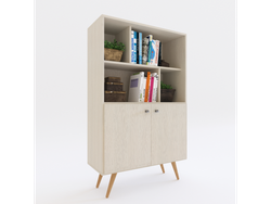 Biblioteca 2 puertas 1.40 Mts