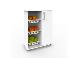 Mueble Frutero con Puerta y Estante
