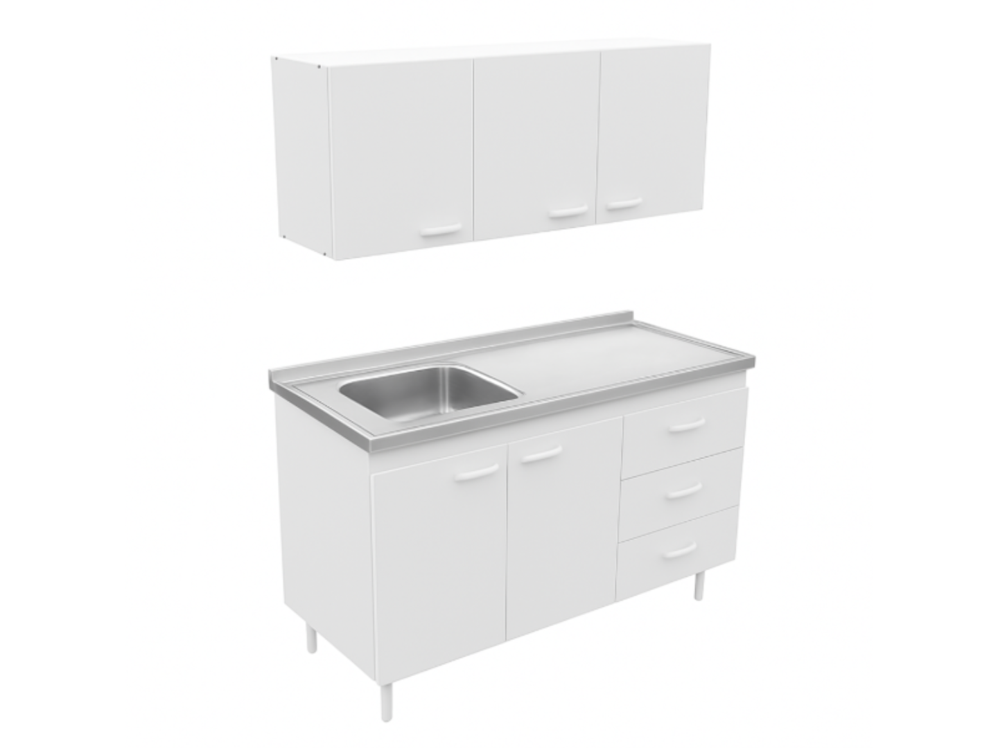 Combo Mosconi 1.20 Mts Blanco Lateral