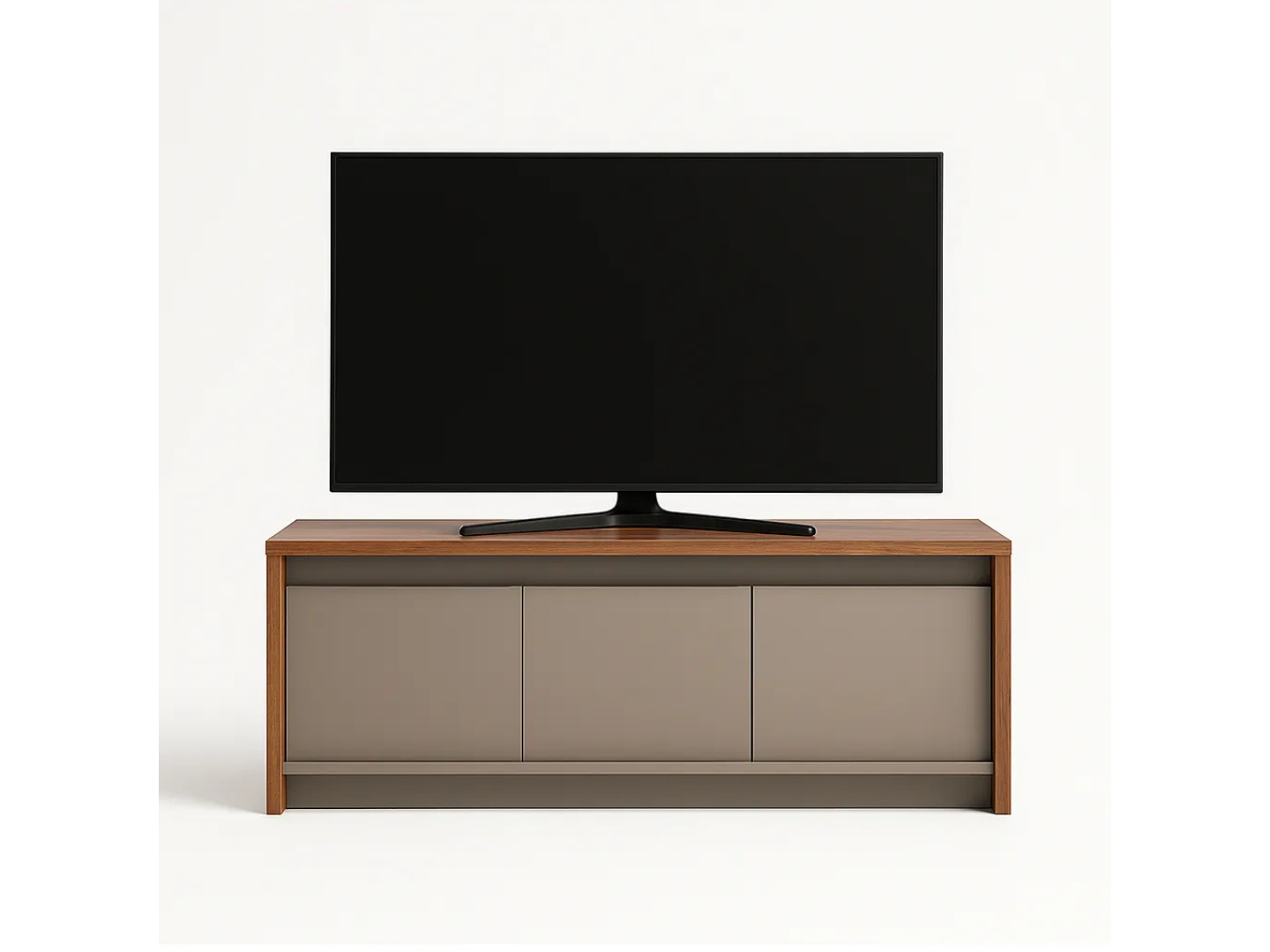 Rack TV Niza con puerta 1,30 Mts Nogal