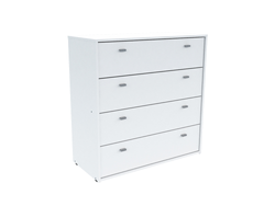 Comoda 4 Cajones Nature - Blanco