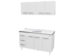 Combo Mosconi 1.40 Mts Blanco Bacha Central