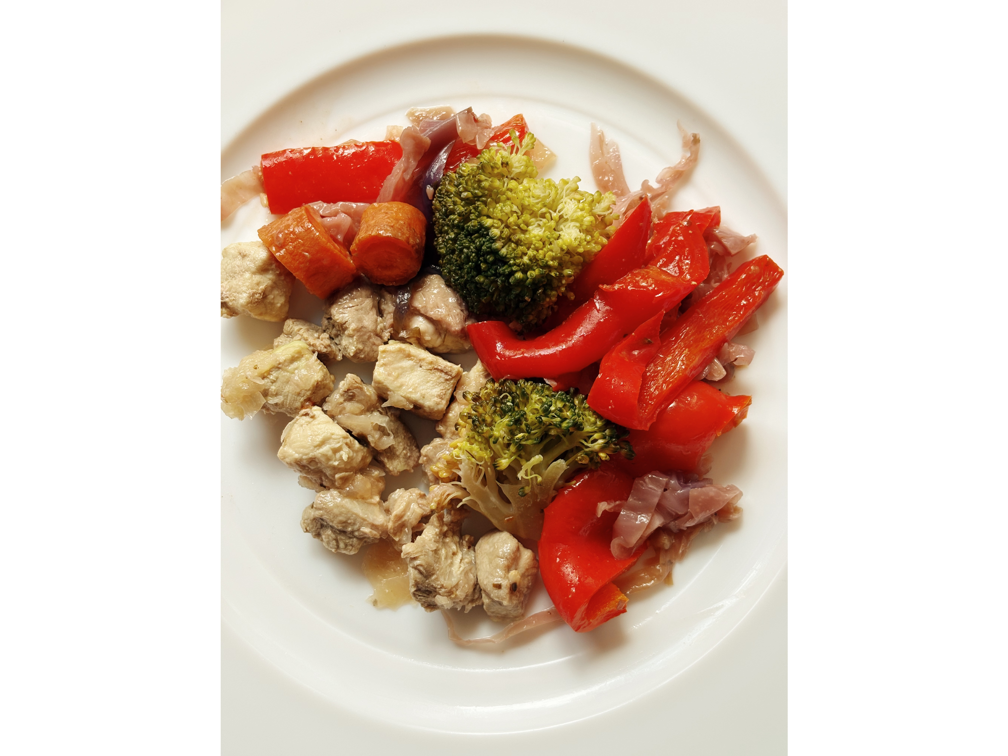 BOWL DE POLLO GRILLADO  Y MIX DE VEGETALES