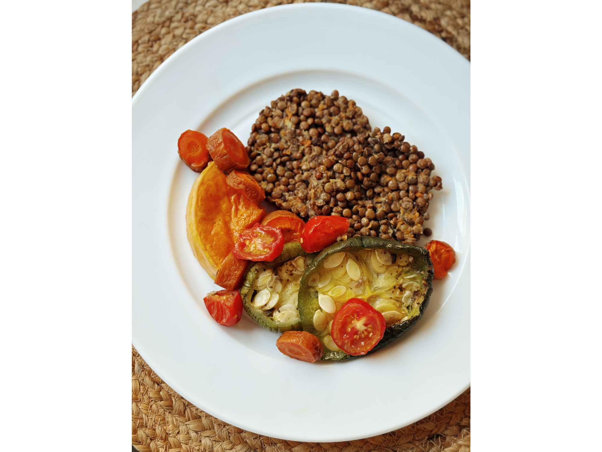 BURGUER DE LENTEJAS CON VEGETALES
