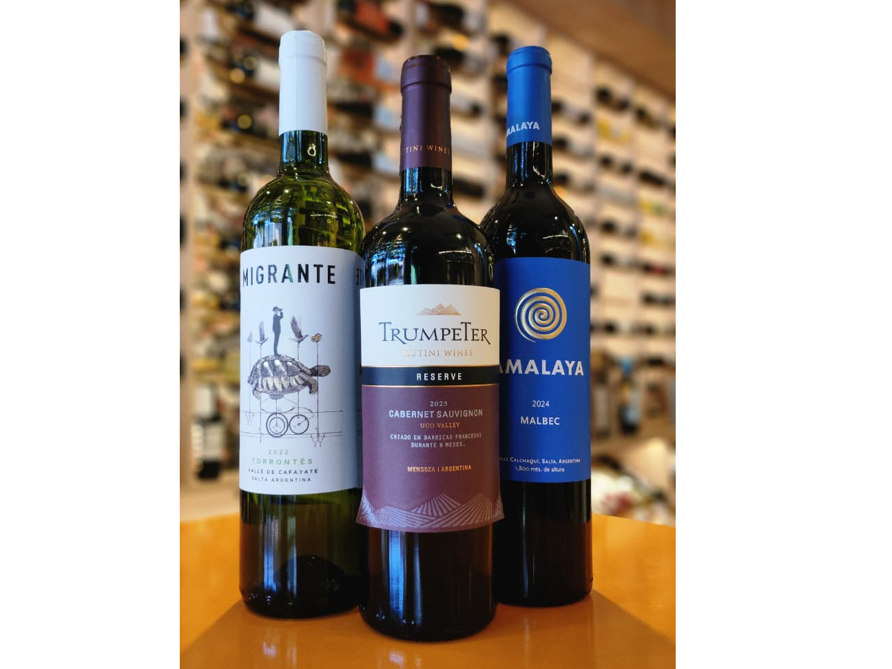 Combo 2:Trumpeter Reserva + Amalaya + Migrante Torrontés