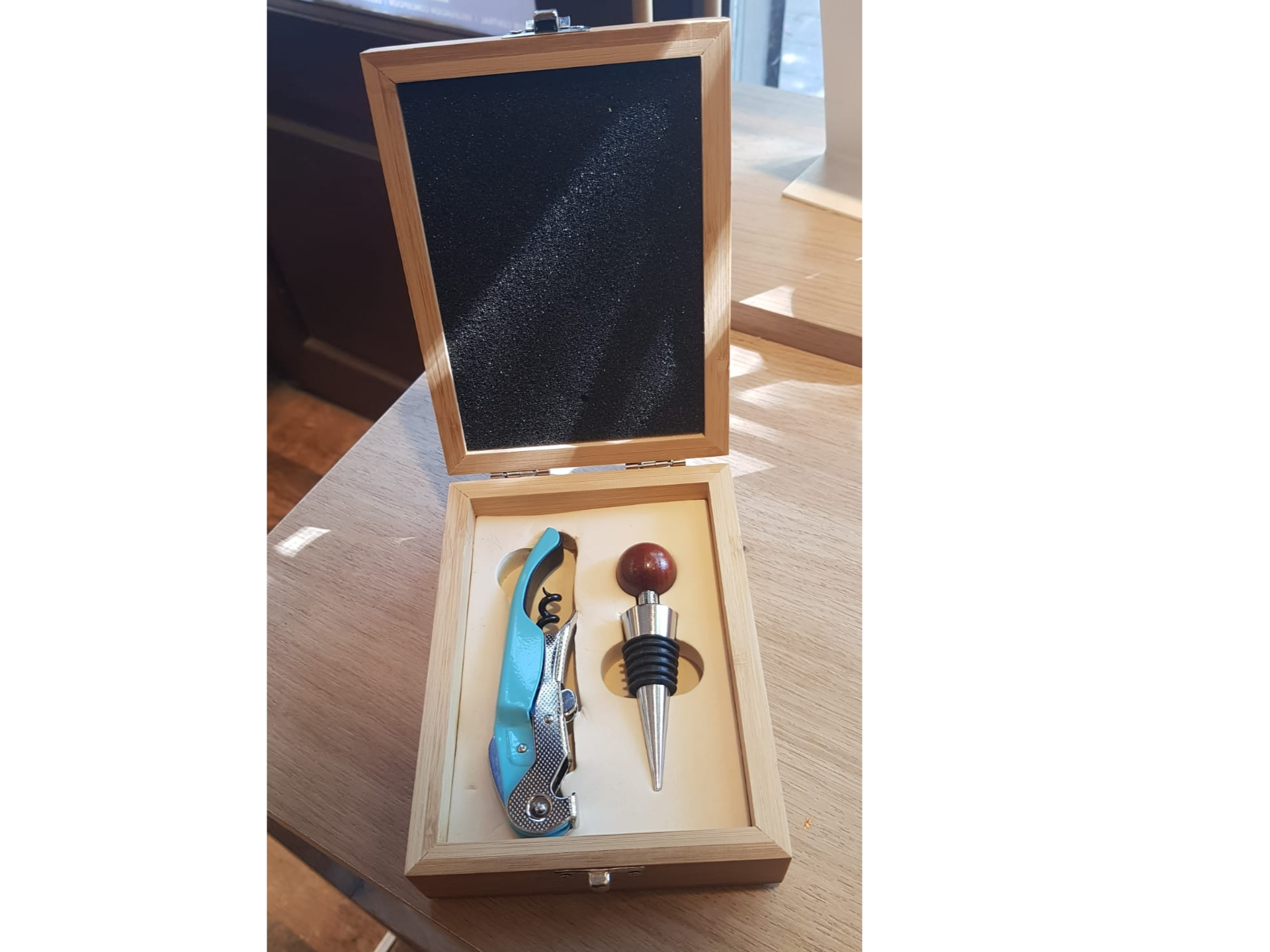 Kit Sacacorchos + Tapón Liquor