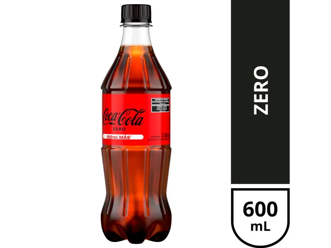 Coca - Cola Zero  600ml.