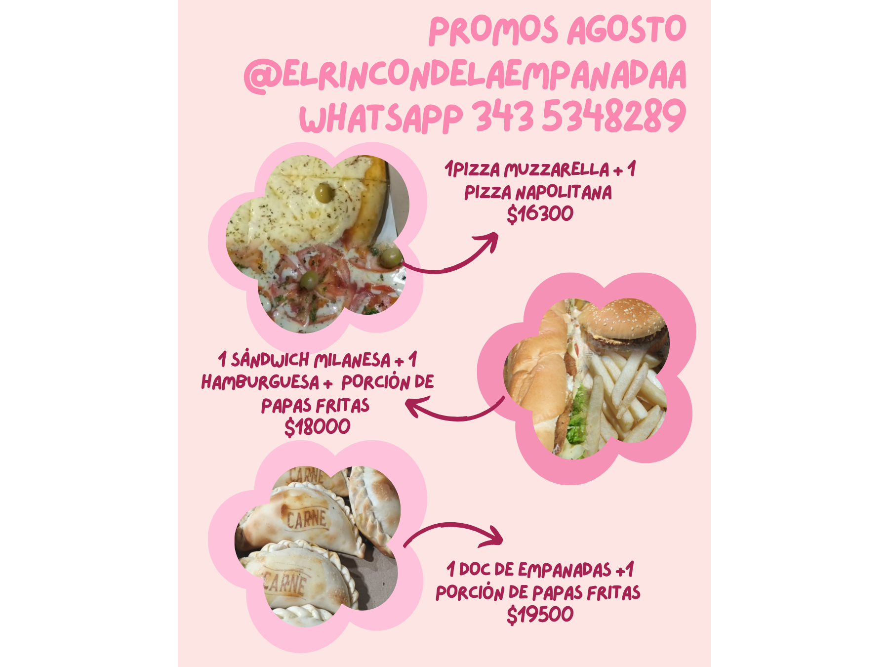 promo 2 (1 sand. + 1 hamb+ 1 frita)