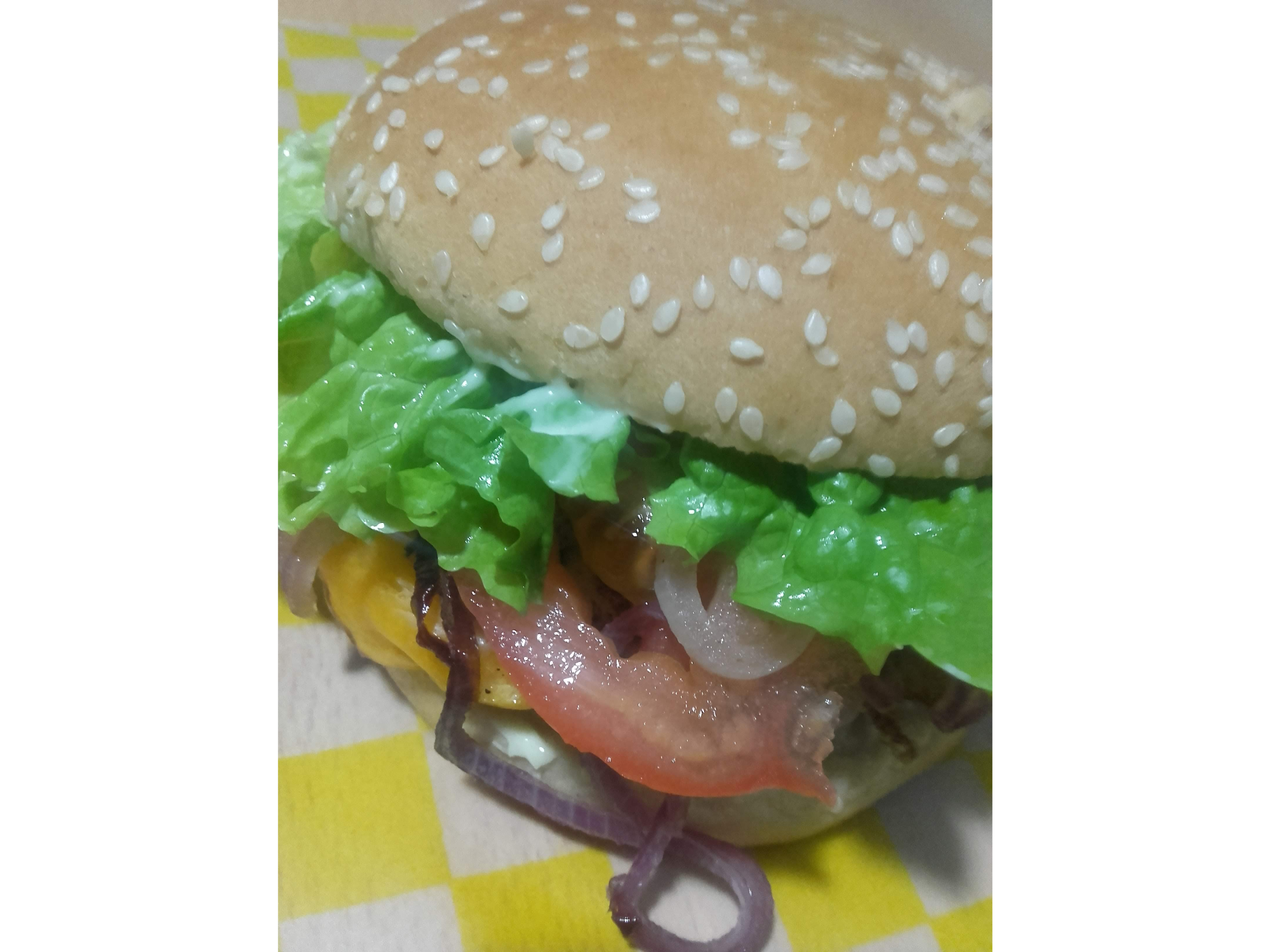 Hamburguesa completa c/guarnición