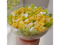 Zanahoria lechuga choclo huevo