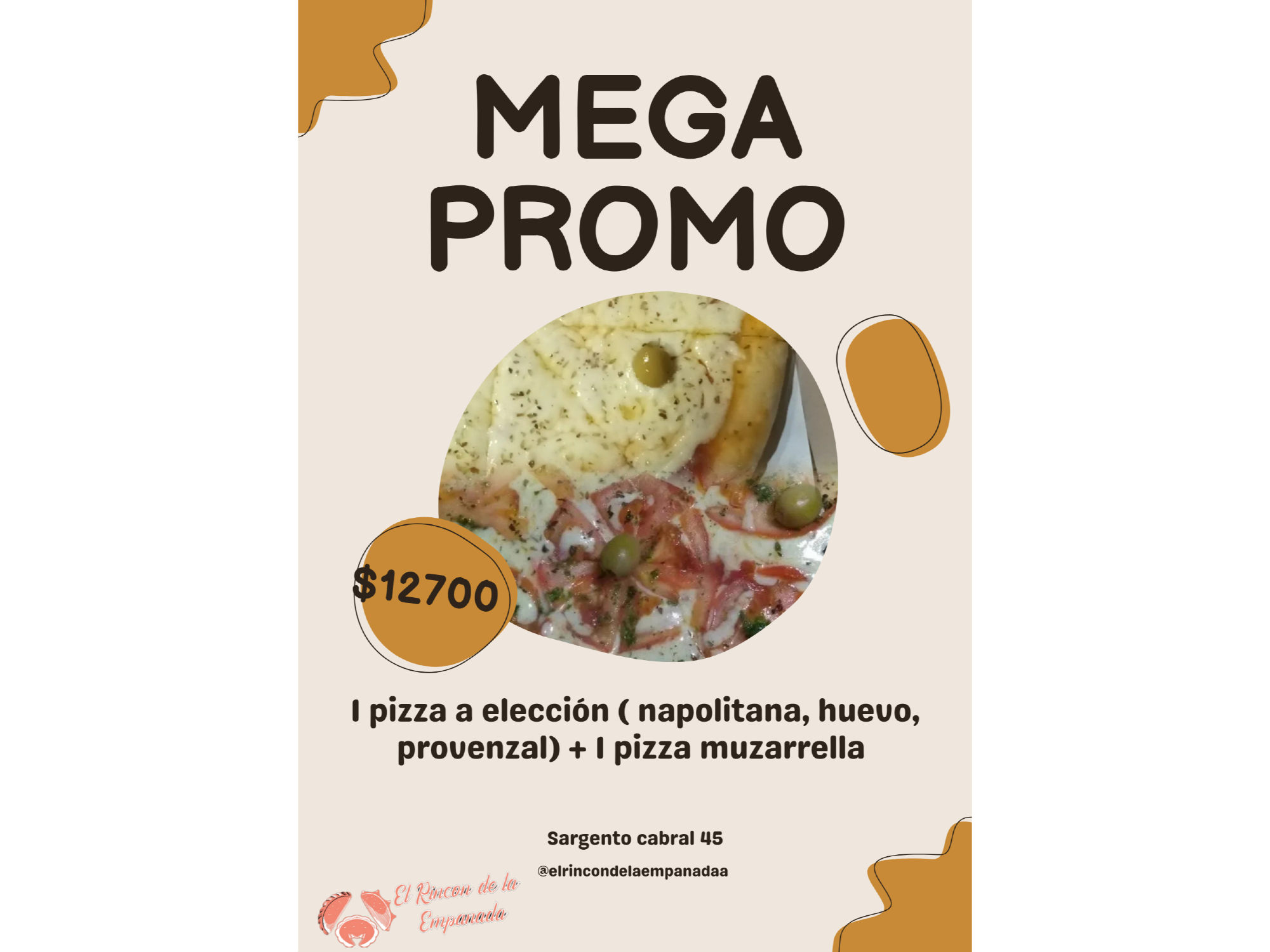 Promo 2(2 pizzas)