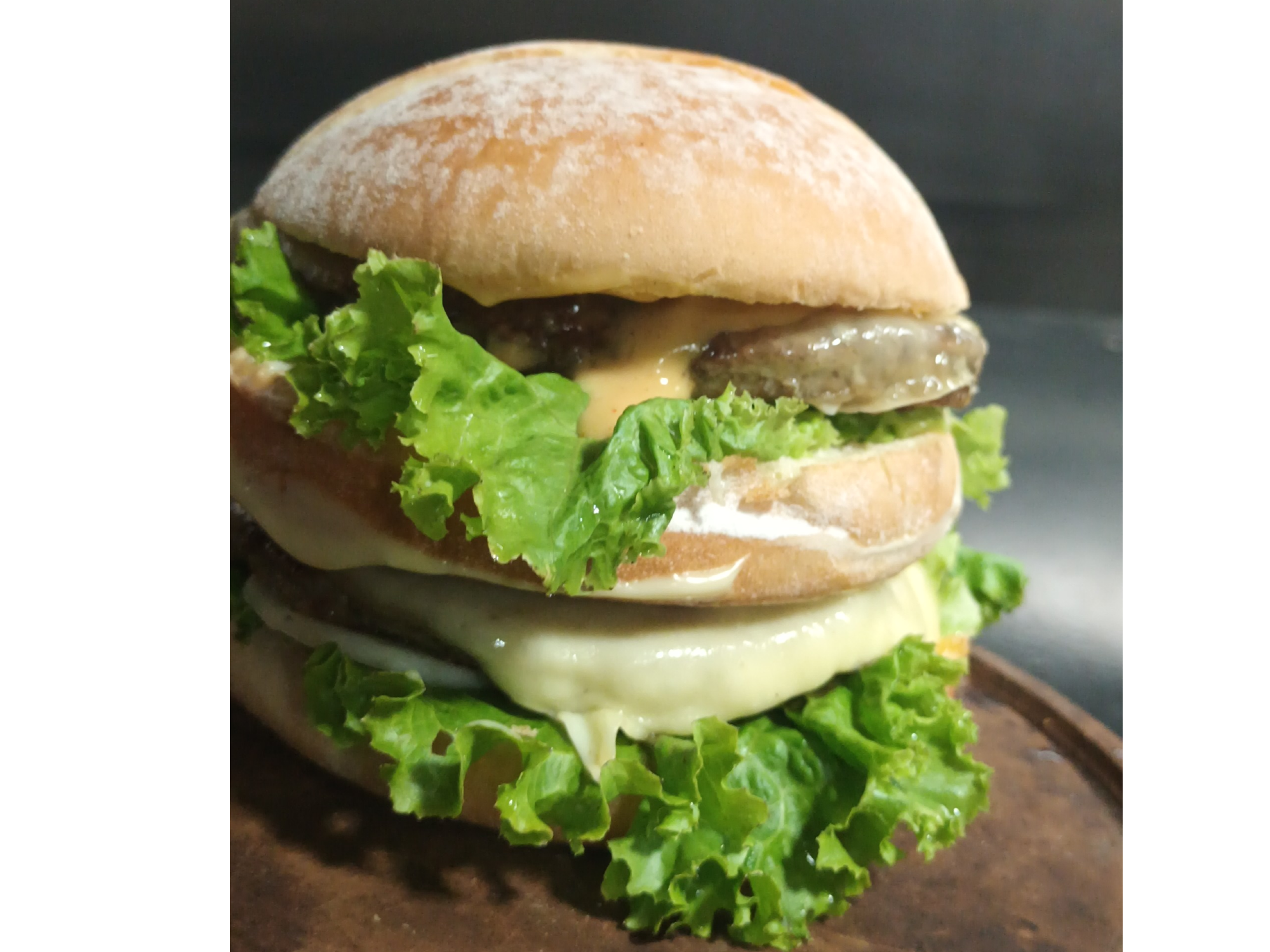 Hamburguesa ER 2 c/ guarnición de papas