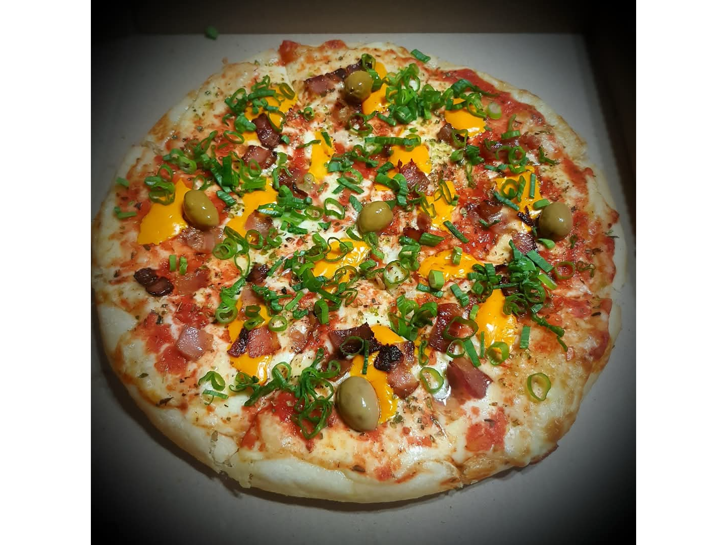 Panceta cheddar verdeo