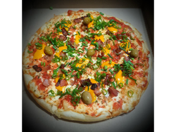 Panceta cheddar verdeo