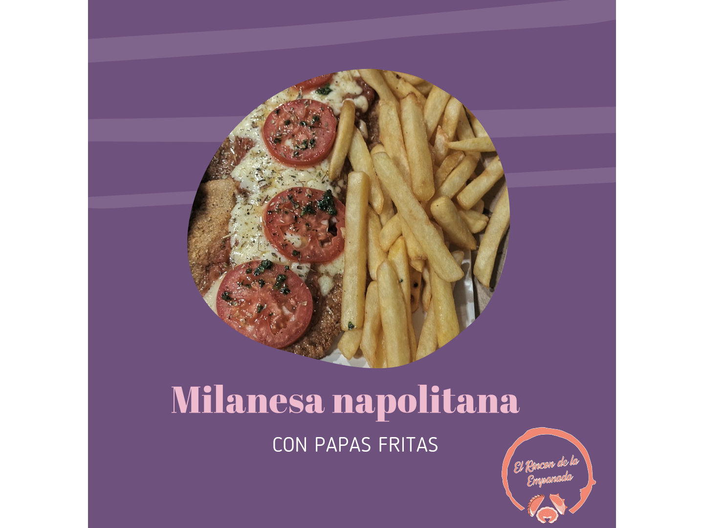 Milanesa napolitana c/guarnición