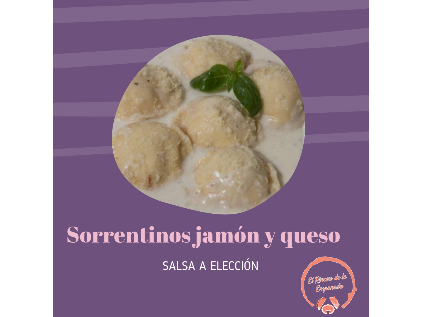 Sorrentinos jamón y queso