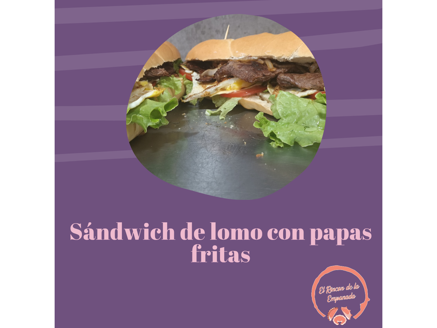 Sándwich de Lomo c/ guarnición