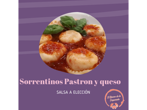 Sorrentinos pastron y queso de El rincon de la empanada