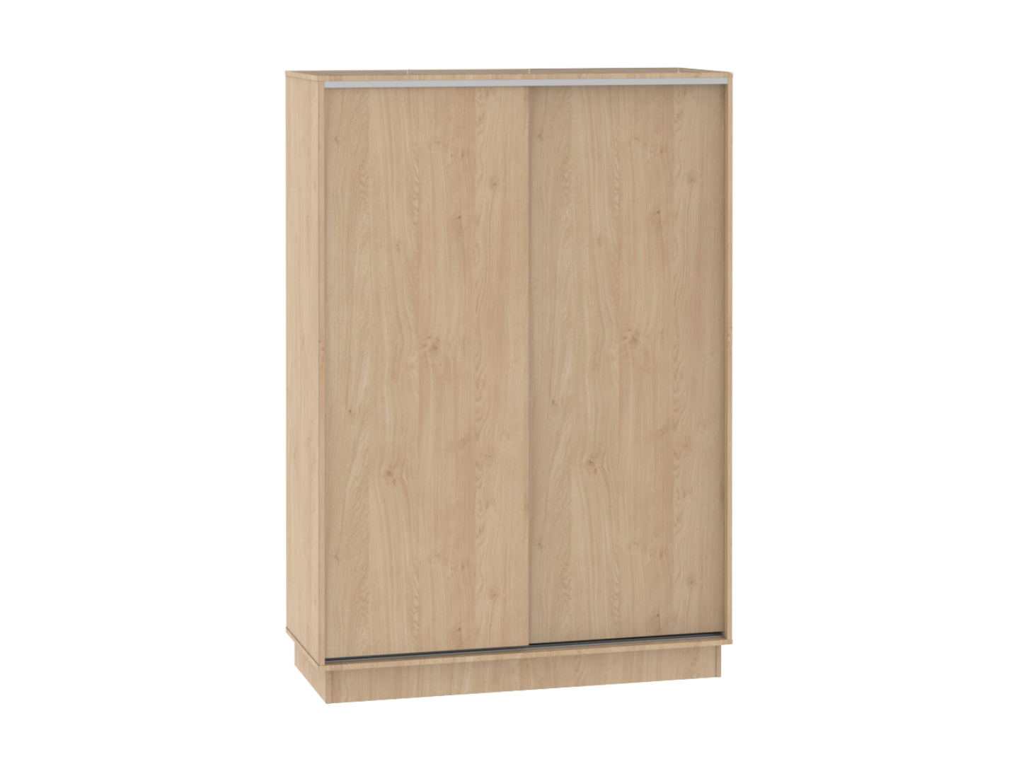 Placard 2 Puertas Corredizas 1,35 Mt Espacio Zapatos - Roble Kendal