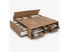Box Benethon 2 Plazas - Grei (Nebraska Gris)