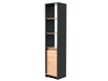 Columna con puerta Niza Gris-Roble Bardolino
