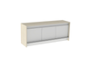 Rack Minimal 1.30 Mts - Venezia / Blanco