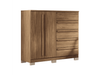 Comoda Malaga 1.30 Mts Jatoba / Jatoba
